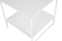Sidebord stål 50 x 50 – hvit