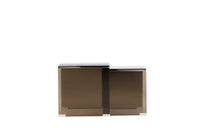 Sidebord Telemark 42 x 42cm, 36 x 36cm – brun