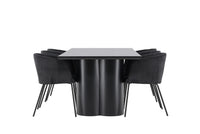 Spisegruppe Berit & Olivia 210 x 100 – svart