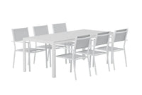 Spisegruppe Copacabana & Break 2-pakk 205 x 90 – grå og hvit
