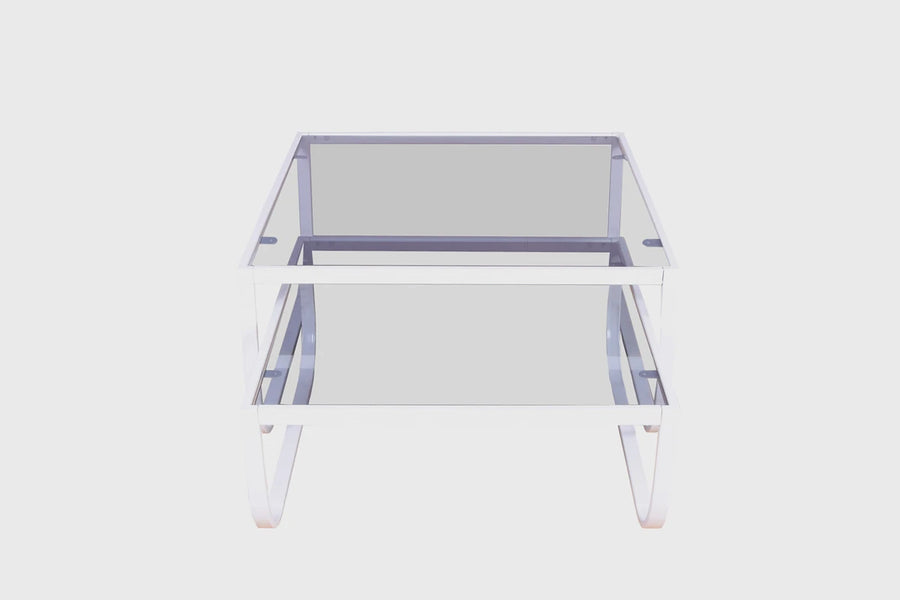 Sofabord Rocker 81 x 81 – hvit