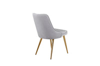 Spisestol Velvet Deluxe 2-pakk – grå