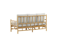 Sofa 3-seter Cane – natur