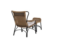 Loungelenestol Loreto – svart