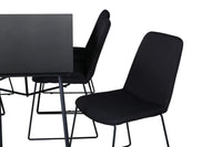 Spisegruppe Muce & Petra 2-pakk 190 x 90 – svart