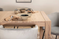 Spisegruppe Slider & Berit 170 x 95 – hvitvasket og grå