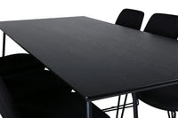 Spisegruppe Muce & Petra 2-pakk 190 x 90 – svart