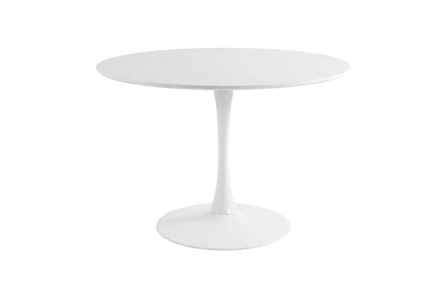 Spisebord Hamden rundt 110x75 – hvit