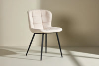 Spisestol Lily 2-pakk – beige