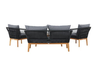 Sofagruppe Chania – natur og svart