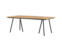 Rektangulært spisebord Chan 200 × 100 – natur