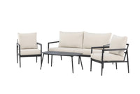 Loungegruppe Taromina – svart