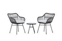 Loungegruppe Viga – svart