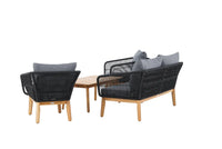 Sofagruppe Chania – natur og svart
