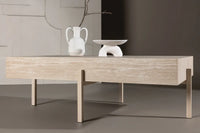 Sofabord Vadholmen 126 x 82 – hvitvasket