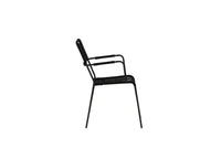 Spisestol Lindos 2-pakk – svart