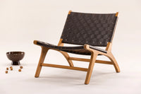 Loungelenestol Rike – brun
