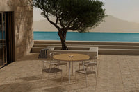 Spisegruppe San Vito & Alfons Rund ⌀120 – beige