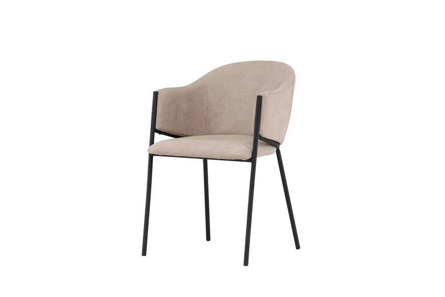 Spisestol Evelina 2-pakk – beige