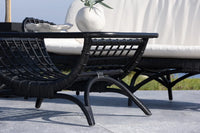 Sofabord Moana 95 x 61 – svart