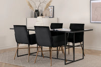 Spisegruppe 200 x 90 – svart