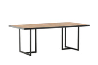Rektangulært spisebord Khung 200 × 100 – natur