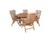 Spisegruppe Kenya + Ovalt 180 x 120 – natur