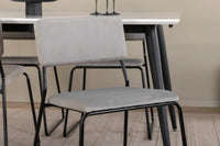 Spisegruppe Jimmy & Kenth 150 x 90 2-pakk – hvit og grå
