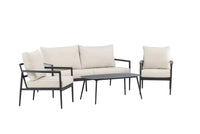 Loungegruppe Taromina – svart