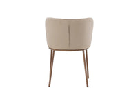 Spisestol Edina 2-pakk – beige