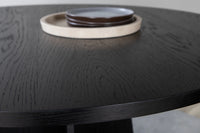 Spisebord Bootcut rundt ⌀110 – svart