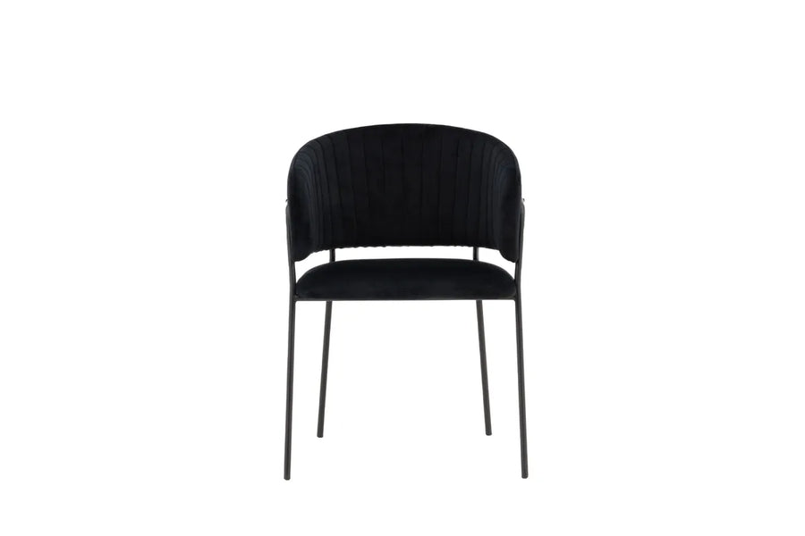 Spisestol Selma 2-pakk – svart
