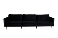 Sofa 3-seter Zoom – svart