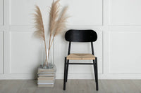 Spisestol Polly 2-pakk – svart