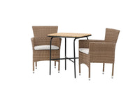 Spisestol Malina & Holmbeck 2-pakk + kafébord 70 x 55 – natur