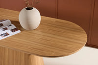 Spisebord ovalt 200 x 90 – natur