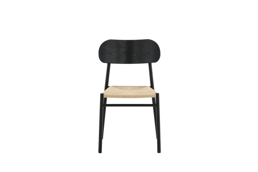 Spisestol Polly 2-pakk – svart