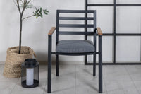 Spisestol Brasilia 2-pakk – svart