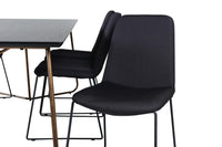 Spisegruppe Muce & Petra 2-pakk 190 x 90 – svart