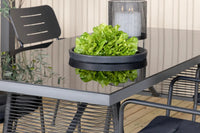 Spisestol Nicke & Dallas 2-pakk + Rektangulært spisebord 193 x 90 – svart