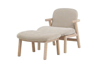 Puff Rile 60 x 42 x 70 + lenestol – beige