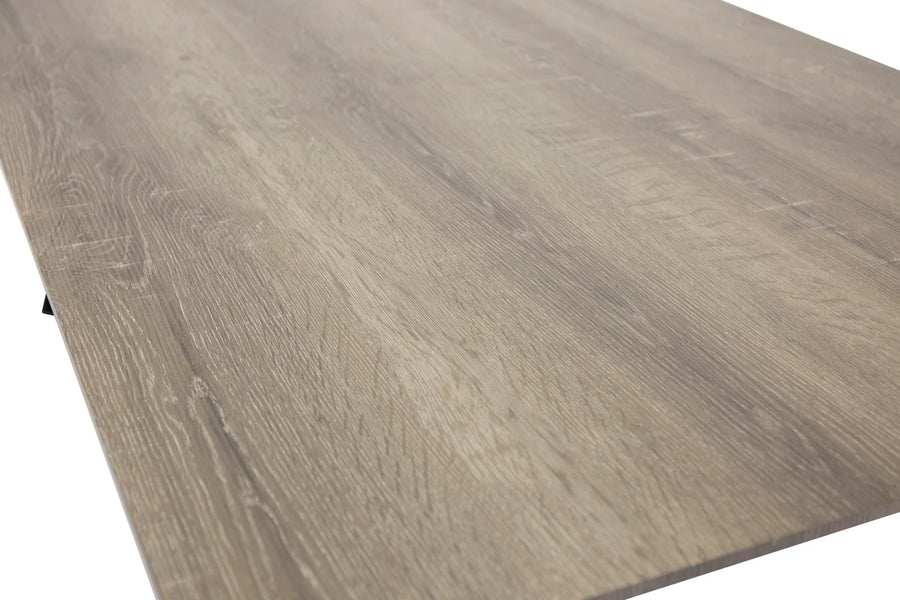 Spisegruppe Velvet & Marina 2-pakk 180 x 90 – grå og natur