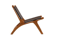 Loungelenestol Rike – brun