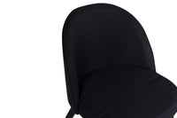 Spisestol Velvet 2-pakk – svart