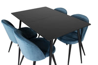 Spisebord Silar 120 x 80 – svart