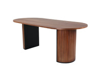 Spisebord Bianca ovalt 200 x 90 – valnøtt