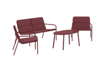 Sofagruppe Fourni – vinrød