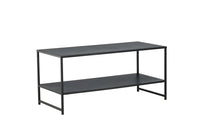 Sofabord Staal 102 x 45 – svart