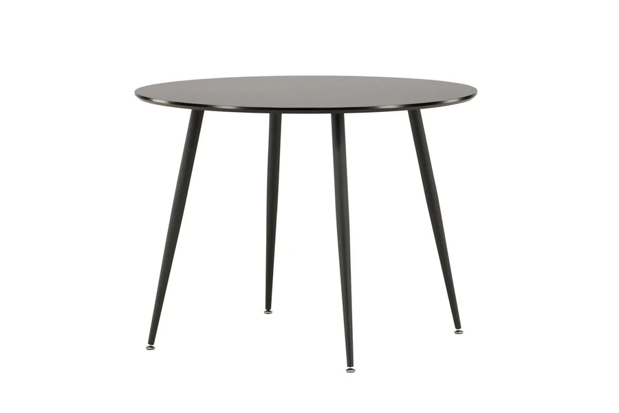 Spisebord Plaza rundt ⌀100 – svart