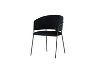 Spisestol Selma 2-pakk – svart